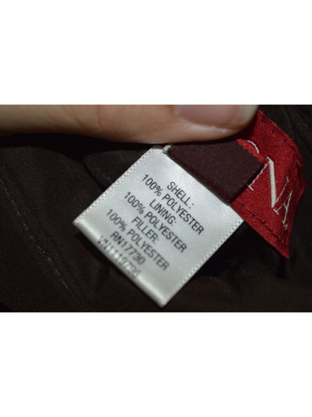 Merona Reversible Puffer Vest Brown Light Pink Women's Size Small Casual Fall - Picture 7 of 9